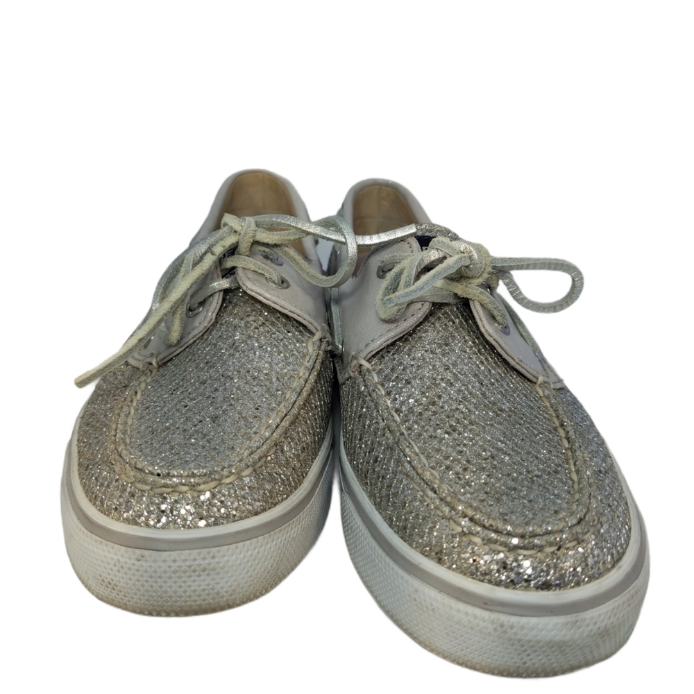 Sperry Top Sider Glitter Boat Shoes Size 8 - Picture 2 of 6